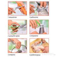 Ножницы кухонные 22,8см KS-128/12шт/920103/Mallony