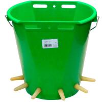 Ведро для кормления ягнят,козлят 6 сосок с клапанами/271/ Ведро для кормления ягнят,козлят 6 сосок с клапанами/271/