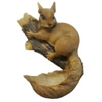 Белочка на ветке навесная L18W12H28см 626466/F525