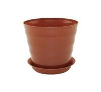 Кашпо Лаура 0,7л терракот ЛР11-19