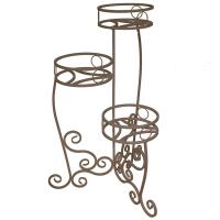 Подставка РЗДИ Напольная Букет 225 три горш антик бронза