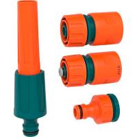 Набор д/полива 1/2 Practic (коннектор,коннекторс акваст,адаптер,насадка) GreenGarden GG5563 /12шт/ПР