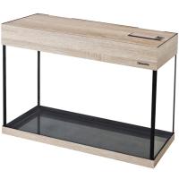 Аквариум прямоугольный светильник светодиодный 64л (61х31х46см) LUX П72 дуб/993978/АП