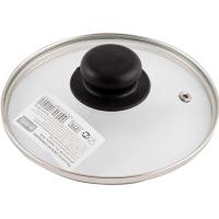 Крышка стеклянная D16см с ручкой метал.обод паровыпуск низ. 987021 /34шт/Mallony Крышка стеклянная D16см с ручкой метал.обод паровыпуск низ. 987021 /34шт/Mallony