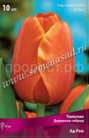 Тюльпан Дарвинов гибрид Ад Рем (красно-оранжевый, 10шт, 11-12) 530607 Тюльпан Дарвинов гибрид Ад Рем (красно-оранжевый, 10шт, 11-12) 530607