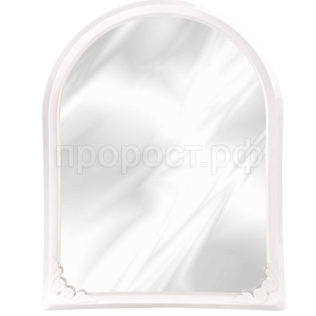 Зеркало в рамке 500*390мм белый М7405 /6шт/ Альтерн