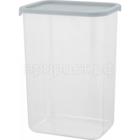 Емкость д/сыпуч. 2л Sugar&Spice прямоуг. трюфель с гибкой крышкой SE1683 /8шт/ПР