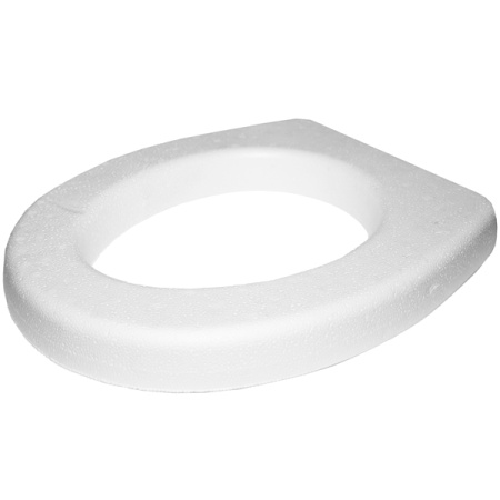 Сиденье д/туалета Люкс 42*36*4,5см пенопласт ПП /6шт/ 