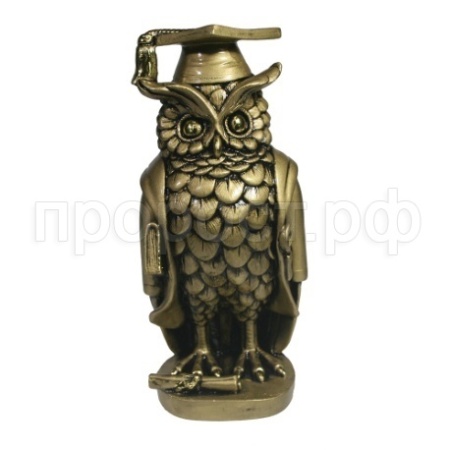 Фигура Филин Магистр  L8W8H19см золото 713346/SG030