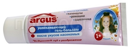 Комары ARGUS BABY AR-172 гель бальзам после укусов 50мл туба 50шт 