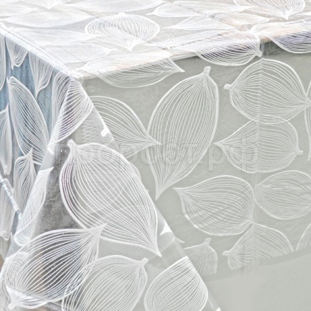 Скатерть 110*132см ПВХ Физалис 106451 /15шт/Рыжий Кот 