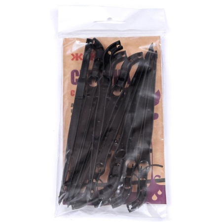 Полив Набор зажимов (2шт) магистрального шланга д/кап.полива Жук 330177-00 /25шт/Цикл