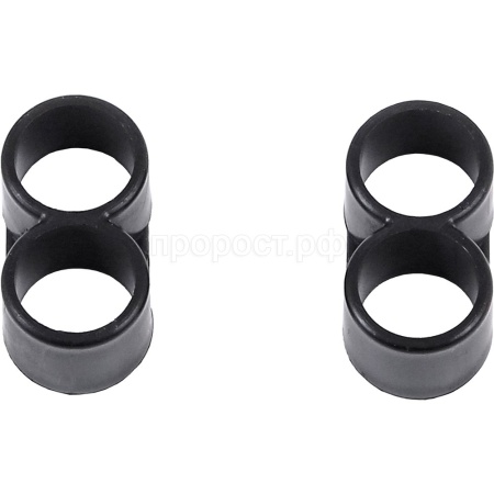 Полив Набор зажимов (2шт) магистрального шланга д/кап.полива Жук 330177-00 /25шт/Цикл