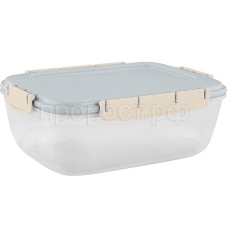 Контейнер д/пищ.прод. Barberry 1,8л прямоугольный с зажимом трюфель SE2247 /10шт/ПР