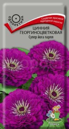 Поиск Цинния георгиноцветковая Супер йога парпл 0,4г