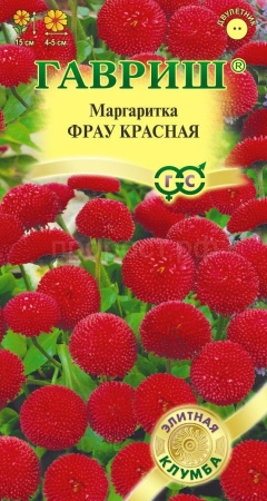 Гавриш Маргаритка Фрау Красная 4шт 