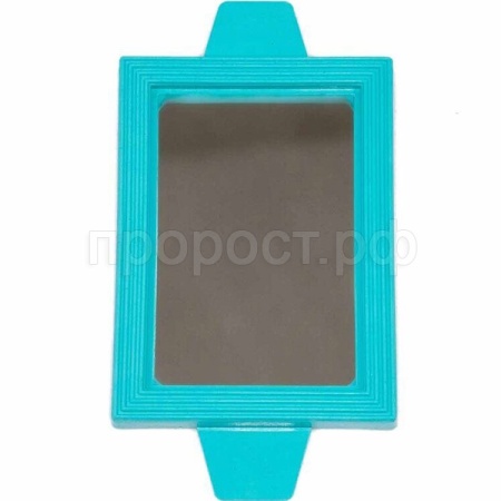 Игрушка для птиц Зеркало квадратное бирюзовое/5000бирюз