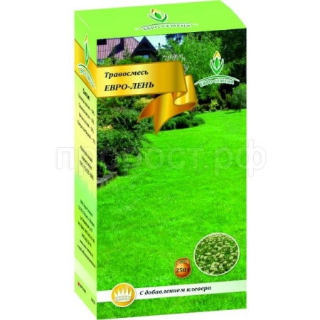 Семена газонной травы Евро-Лень 1кг Семена газонной травы Евро-Лень 1кг