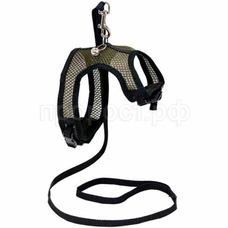Шлейка+поводок АЭРО №8 обхват груди 34-40см хантер/035808/Дарэлл