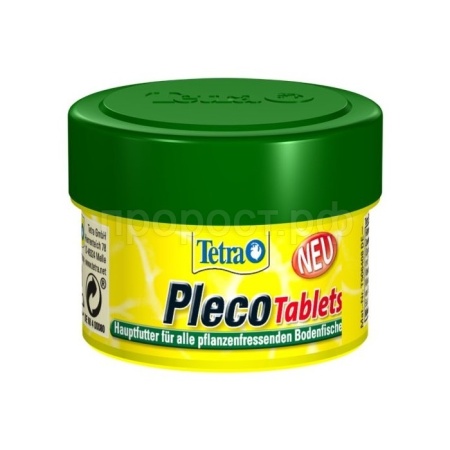Корм для рыб Tetra Pleco Tablets банка 58 таблеток для травоядных донных рыб