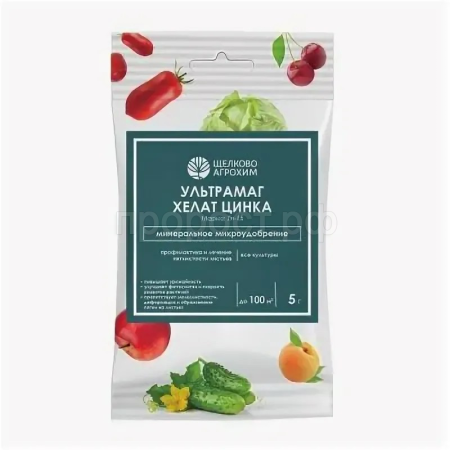 Ультрамаг хелат цинка Zn-15% 5г