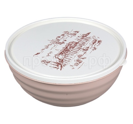 Салатник 3л Тоскана с крышкой какао /09037/Арз