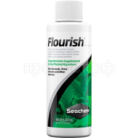 Рыбы вода Seachem Flourish добавка микроэлементов (5мл на 250л воды)100мл/SCH-515/АЛ