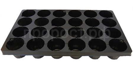 Кассета д/рассады б/п 24 ячеек 230мл /52*31*6,5см /лист 0,75/80шт/ А