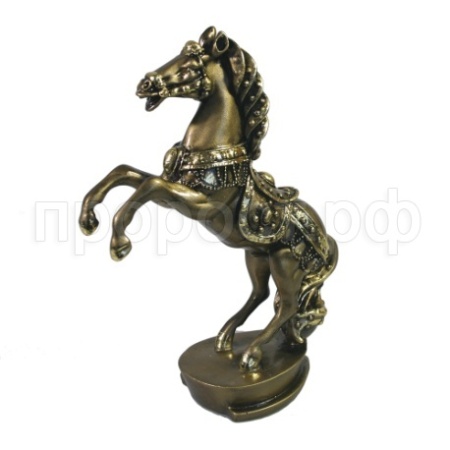 Конь на дыбах (золото) H17см 718003/SG035