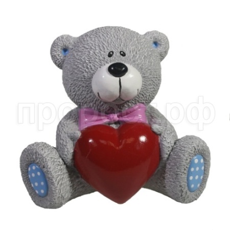 Копилка Мишутка серый L12W9H12 см 713524/SK025