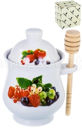Баночка д/меда с ложкой Ягоды 102-05073 /36шт/PSF