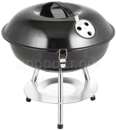 Гриль угольный переносной CHG-014B с крышкой 35*35см