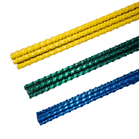 Опора д/растений 120см д.8 композит (5шт) синяя рифленая /PROROST