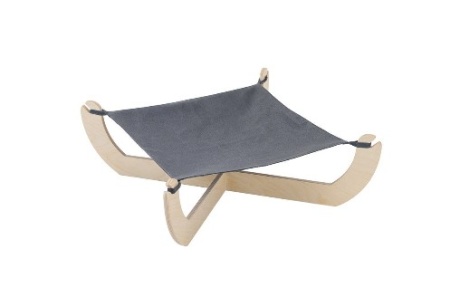 Гамак д/кошек напольный квадратный большой ECO 62*62*27см/85907/Дарэлл