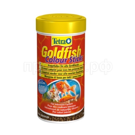 Корм для рыб Tetra Goldfish Colour Sticks банка 100 мл палочки для яркости окраса золотых рыбок