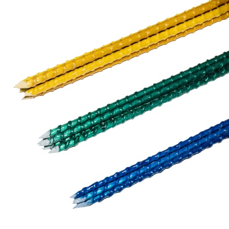 Опора д/растений 120см д.8 композит (5шт) синяя рифленая /PROROST