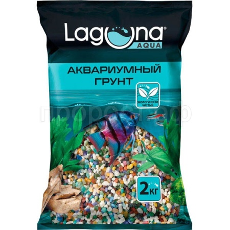 Грунт для аквариума Laguna Калейдоскоп 2-5мм 2кг/73954079