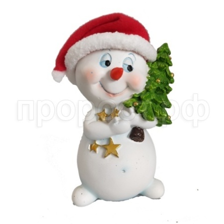 Cнеговик с елочкой L6W8H11 716335/W099