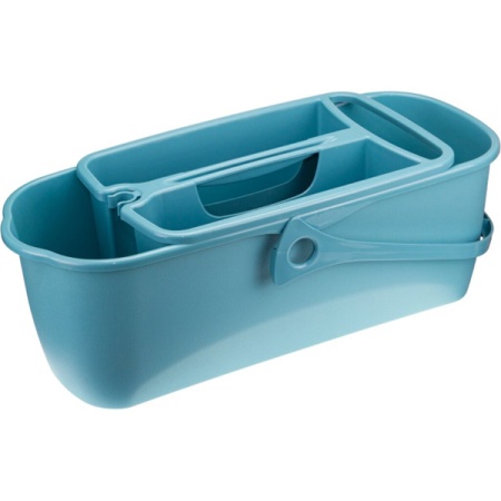 Ведро 17л ГРАНД с органайзером серо-голубой  Ведро 17л ГРАНД с органайзером серо-голубой