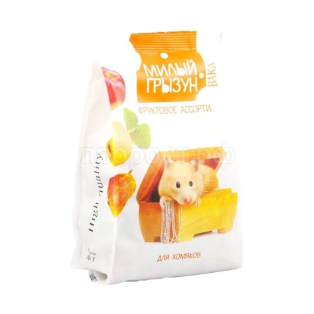 Корм для хомяков Фруктовое ассорти ВАКА High Quality Милый грызун  200гр