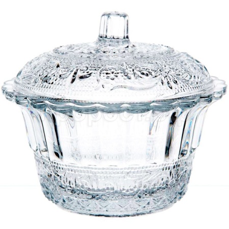 Сахарница КОНЬЯ-F&D 140мм с крышкой  97590BFD /12шт/Pasabahce 