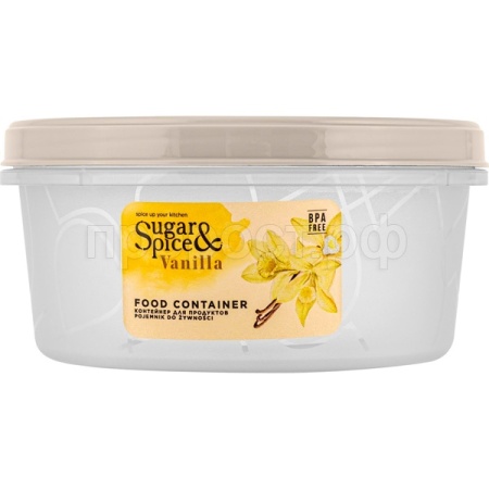 Емкость д/прод. 0,4л Vanilla с завинч. крышкой латте SE1887 /21шт/ПР 