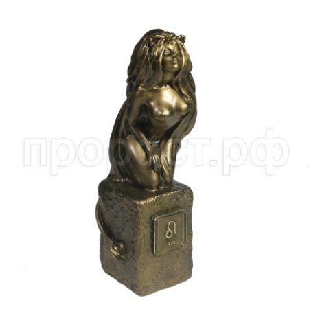 Знак зодиака Лев (золото) L10.5W8.5Н25см 713604/I044