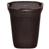 Корзина д/белья Santa 55л шоколадный 05074 /Милих