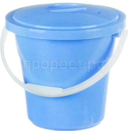 Ведро 12л евро пищевое с крышкой голобуй /10шт/Рад Ведро 12л евро пищевое с крышкой голобуй /10шт/Рад