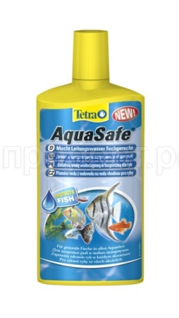 Средство для аквариумной воды Tetra Agua Safe помощь в адаптации водопроводной воды 500мл/198876