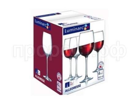 Набор бокалов для вина АЛЛЕГРЕСС 4шт 420мл 