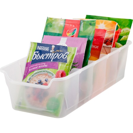 Органайзер д/специй 28*14,3*8см Sugar&S Honey со съемными перегородками прозрачный SE1110ПР /10шт/ПР Органайзер д/специй 28*14,3*8см Sugar&S Honey со съемными перегородками прозрачный SE1110ПР /10шт/ПР