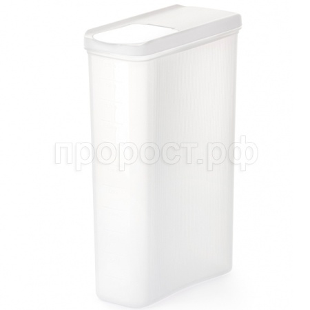 Емкость д/сыпуч. прод. 3л Лайн белый М9007 /10шт/ Альтерн 