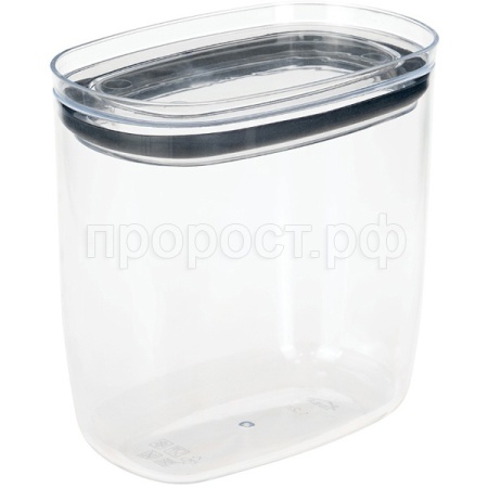 Емкость д/сыпуч. прод. 1,2л ШАЙН графитовый М1301 / 8шт/М-пласт 